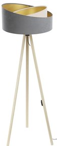 Stojacia lampa GALAXY 1xE27/60W/230V šedá/béžová