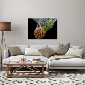 Obraz ananásu vo vode (70x50 cm)