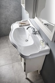 Kerasan Kerasan, RETRO WC kombi, zadný odpad, biela-bronz, WCSET12-RETRO-ZO