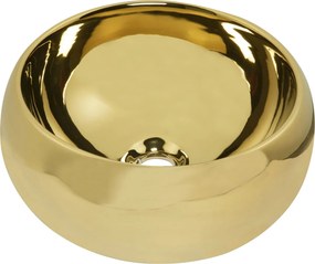Novoterm Keramické umývadlo na dosku NV-KR-802 (ø 40,5 cm) zlaté