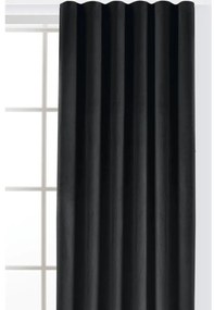 Čierny zamatový dimout záves 200x300 cm Velto – Filumi