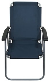 Skladacia kempingová stolička modrá