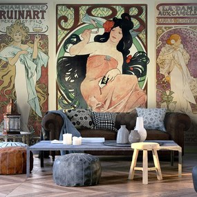 Artgeist Fototapeta - Alphonse Mucha. Women's Veľkosť: 400x280, Verzia: Premium