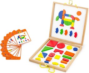 Magnetické puzzle v kufríku Viga 59687 42 ks