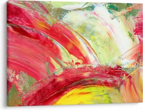 Obraz abstrakcie - maľba (70x50 cm)