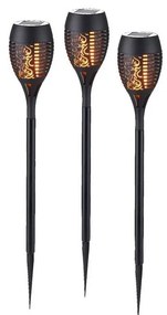 JUST LIGHT. 19106-18-3 - SADA 3x LED solárne svietidlo FACKEL LED/0,24W/1,2V čie