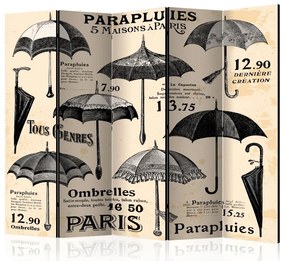 Artgeist Paraván - Vintage Umbrellas II [Room Dividers]