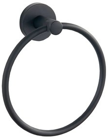 Mexen príslušenstvo, REMO držiak na uteráky Ring, čierny, 7050732-70
