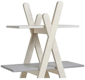 Sivo-biela knižnica Marckeric Sia