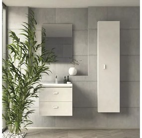 Kúpeľňová skrinka vysoká RAVAK Comfort 400 biela