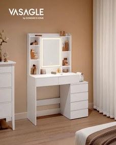 Toaletný stolík s LED osvetlením RDT124W01