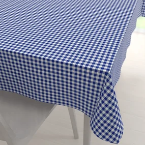 Biante Bavlnený obdĺžnikový obrus Sandra SA-057 Modro-biele kocky 140x220 cm