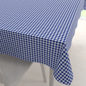 Biante Bavlnený obdĺžnikový obrus Sandra SA-057 Modro-biele kocky 80x120 cm