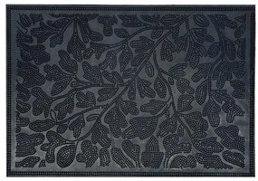 Gumená rohož exteriérová Leaf K-116 58x36 cm list