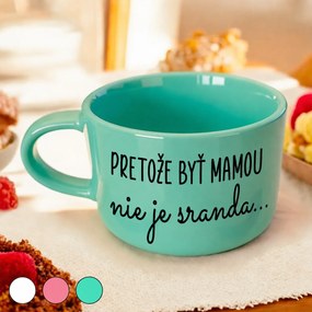 Ahome Hrnček makronka - Pretože byť mamou nie je sranda... Vyberte farbu: Mätová