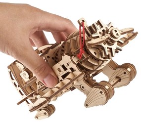 Ugears 3D mechanické puzzle Lietadlo Mad Hornet 354 ks