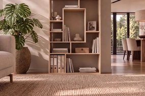 Dizajnový regál Timber 180 cm prírodné mango