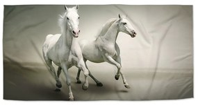 Sablio Uterák Dva biele koňe - 70x140 cm