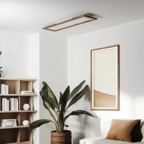 Eglo - LED RGBW Stmievateľný panel SALOBRENA-C LED/31W/230V hnedá + DO