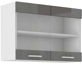 Skrinka do kuchyne SONIA šedý lesk 80GS-60