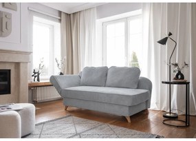 Svetlosivá menčestrová leňoška (ľavý roh) Chic Charlotte – Miuform