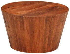Konferenčný stolík Ø52x30 cm masívne hrubé mangovníkové drevo 353728
