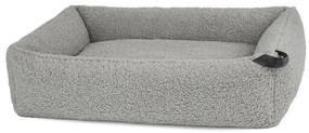 Sivý pelech pre psa z materiálu buklé 71x91 cm Senso Pebble M – MiaCara