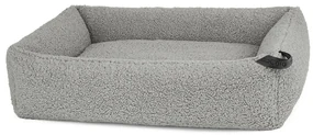 Sivý pelech pre psa z materiálu buklé 71x91 cm Senso Pebble M – MiaCara