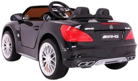 LEAN TOYS ELEKTRICKÉ AUTÍČKO MERCEDES AMG SL65 - NELAKOVANÉ - ČIERNE - MOTOR 2x35W - BATÉRIA 12V/7Ah - 2023