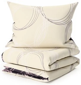 Bavlnené obliečky BUBBLES BLEND čierne Rozmer obliečky: 70 x 90 cm | 140 x 200 cm