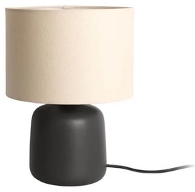 Stolná lampa allie 33 cm čierno-béžová MUZZA