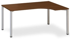 Ergonomický stôl ProOffice B 180 x 120/80 cm, pravý, orech
