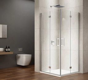 Gelco, LORO obdĺžniková sprchová zástena 900x800mm, rohový vstup, L/P varianta, GN4790-03