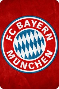 60x90cm FC Bayern Mníchov - textilná nálepka na stenu