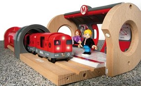 Brio - súprava metra s nástupiskom a koľajami