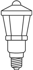 Vianočná reťaz LUCERNA 12xE10/10,7m teplá biela