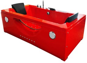 M-SPA - Kúpeľňová vaňa RED SPA s hydromasážou 180 x 92 x 60 cm