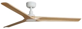 FARO Barcelona FARO 33810WT - Stropný ventilátor HEYWOOD L drevo/biela pr. 132 cm WT + DO FA33810WT