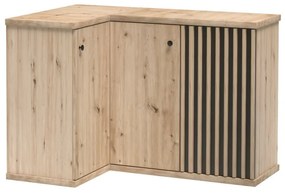 Rohová skrinka Claudi 12 (dub artisan). Akcia -19%. Vlastná spoľahlivá doprava až k Vám domov. 1055496