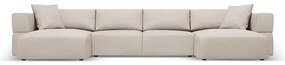 Béžová rohová pohovka do "U" Esther - Milo Casa