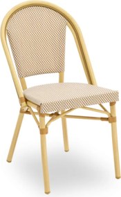 NICE záhradná stolička beige