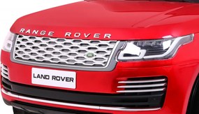 Ramiz Range Rover HSE lakované detské auto pre 2 deti červené SUV + ovládač na diaľkové ovládanie + audio panel