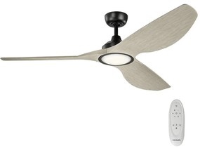 Elstead Kichler KLF-IMARI-65-SBK -LED Stmievateľný stropný ventilátor IMARI 16W/230V + DO ED0430