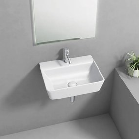 Aqualine Aqualine, REEMA keramické umývadlo 45x35cm, biela, NP440