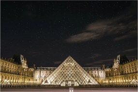 Obraz - Louvre v noci (90x60 cm)