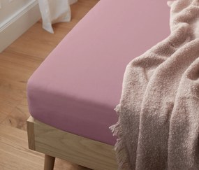Džersejová napínacia plachta, štandardná veľkosť, ružová