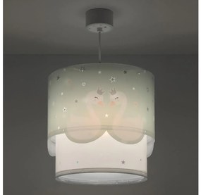 Dalber 61712H - Detský luster SWEET LOVE 1xE27/60W/230V zelená