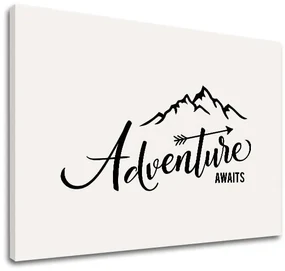 Motivačný obraz na stenu Adventure awaits_002 | rôzne rozmery