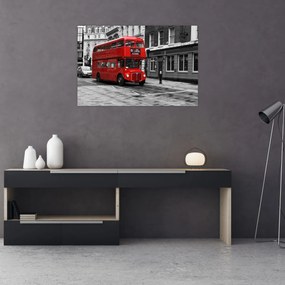 Obraz -Londýn s autobusom (90x60 cm)