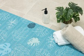 Kúpelňová penová rohož Softy-Tex 819 tyrkysová